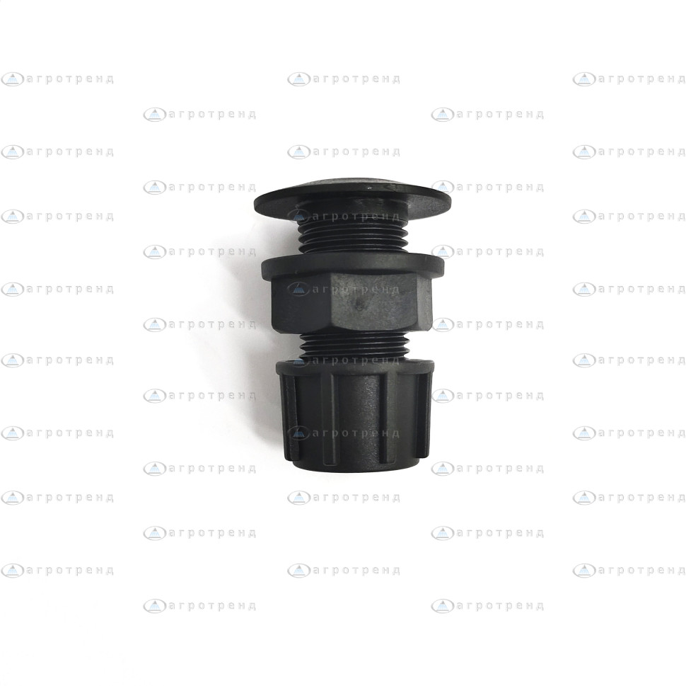 Отвод из бака 1/2" в сборе (черный) 8051151