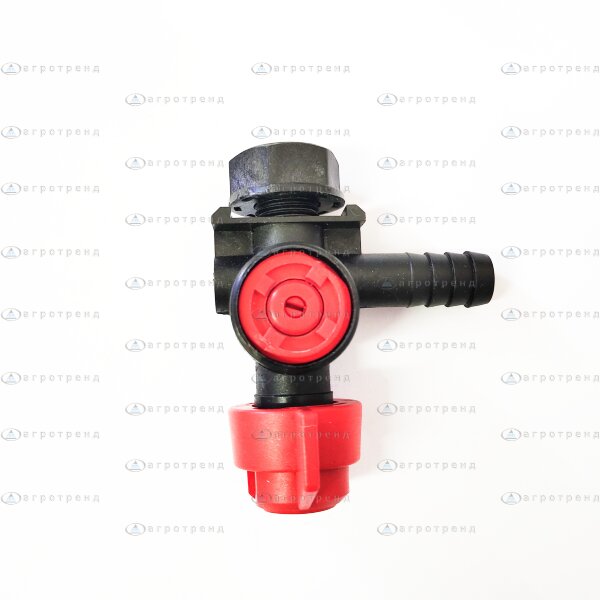 Отсечное устр.шланг.типа правое с гайкой d14