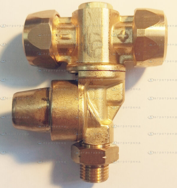 Отсечное устр.латунное 2-поз 