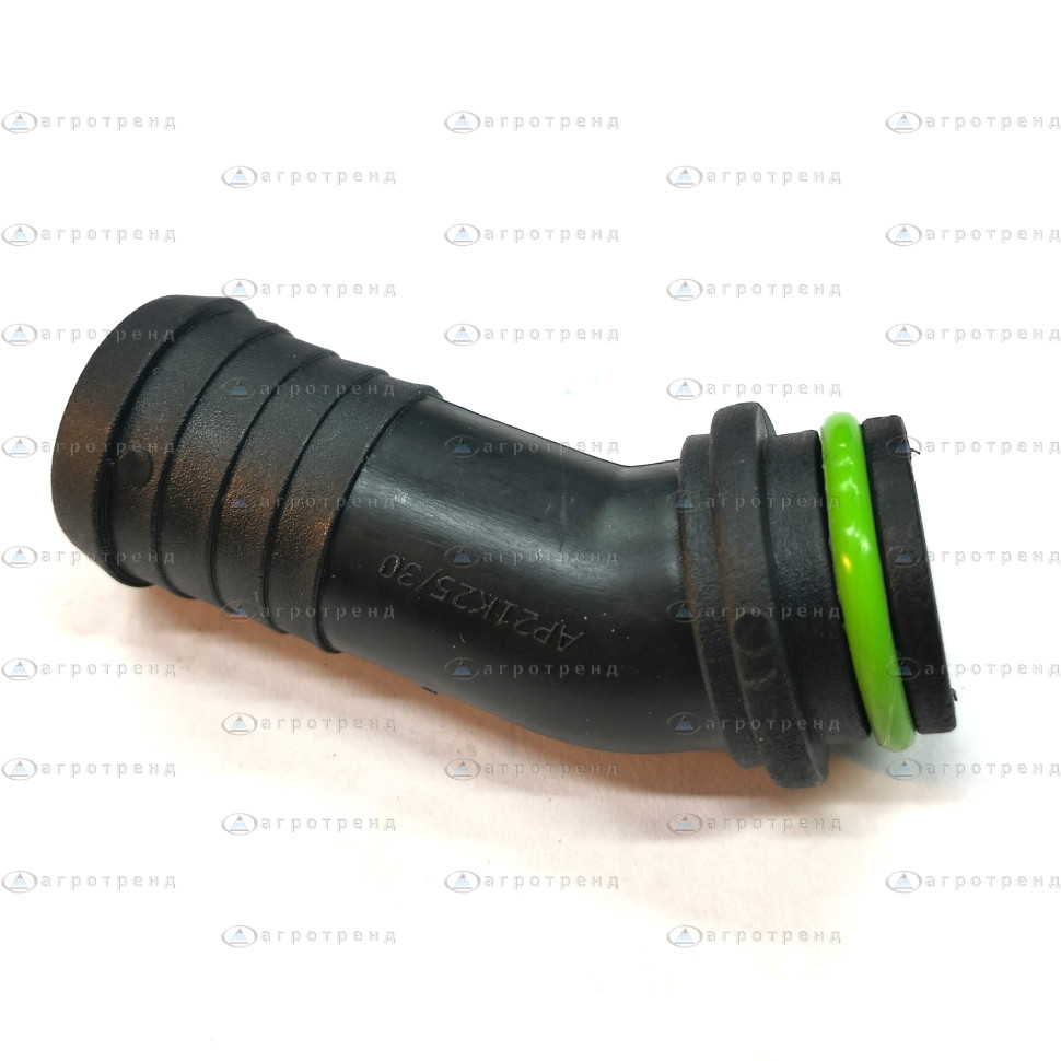 Патрубок насоса Agroplast Р-100 D25 30* (выход) 221285
