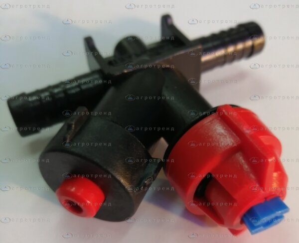 Отсечное устр.шланг.типа RAUD прох. d14