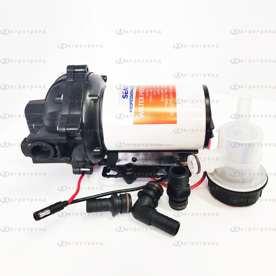 Насос мембранный SeaFlo 18,9 л/мин, 4,2 бар, 12V SFDP1-050-060-51