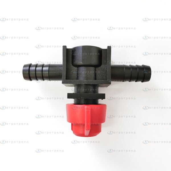 Отсечное устр.шланг.типа  проходное d14