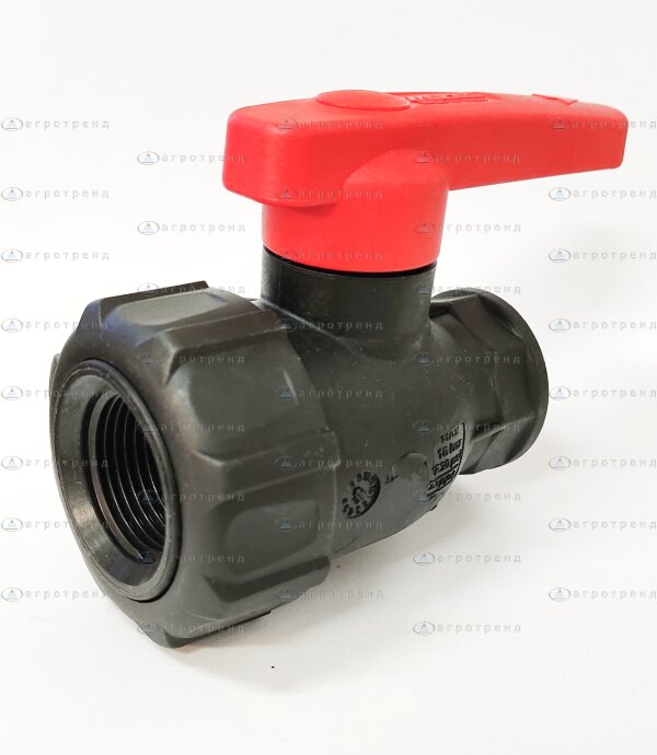 Кран 2-ход. шаровый 1"1/4 F